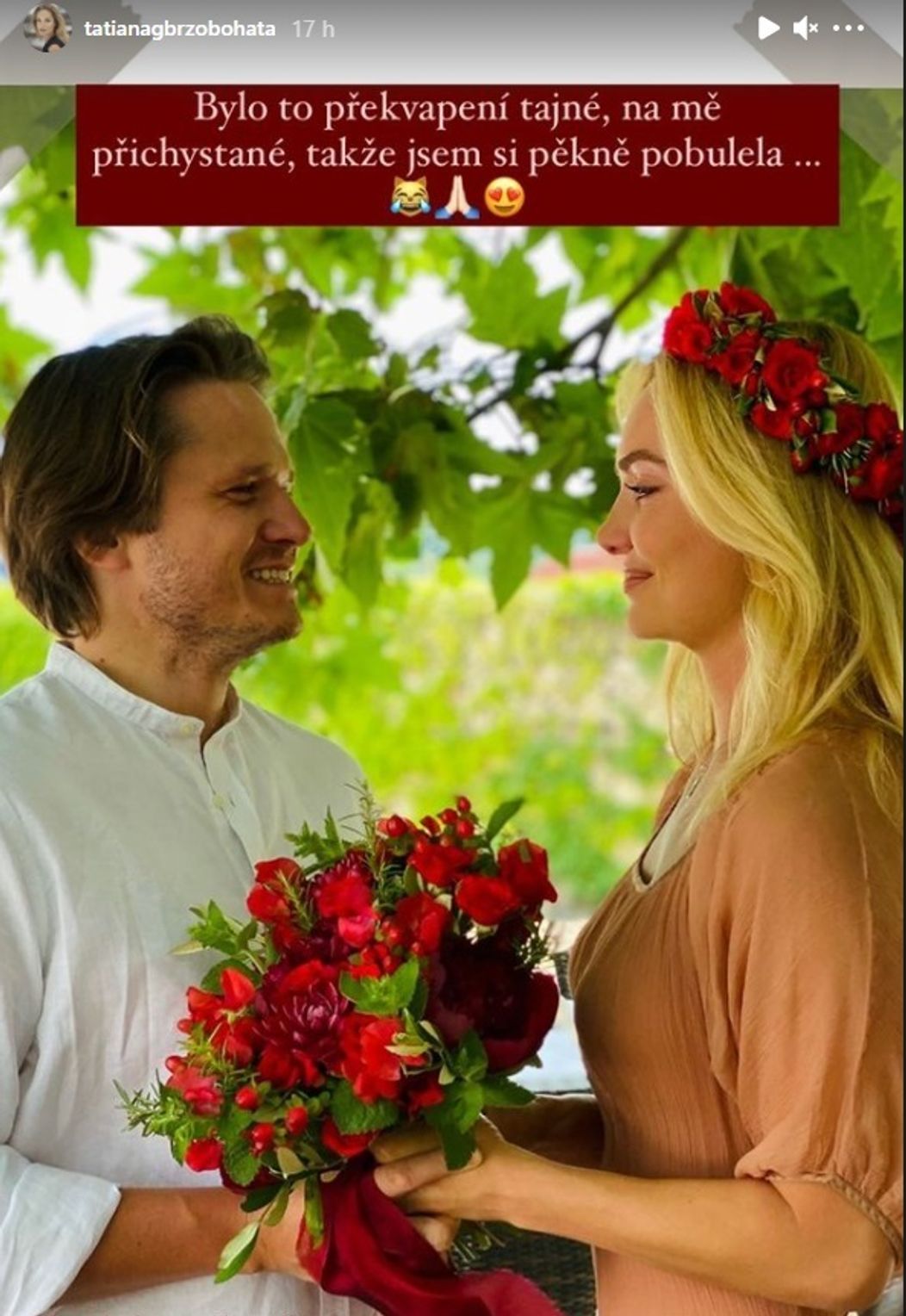 Obnovenie manželského sľubu Ondřeja a Taťány