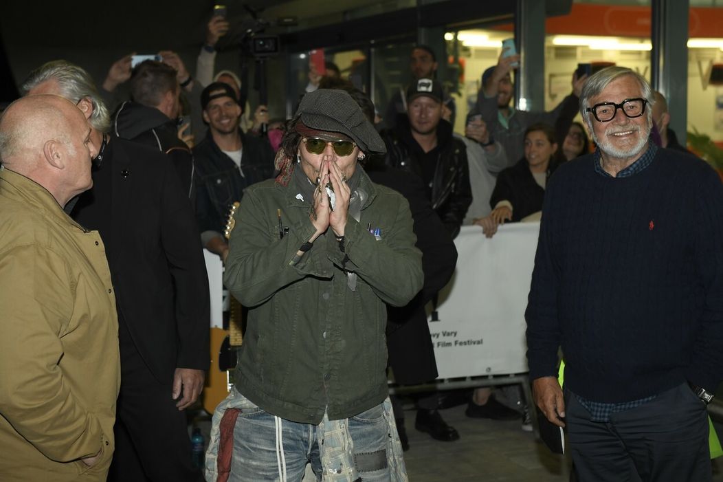 Johnny Depp v Karlových Varoch