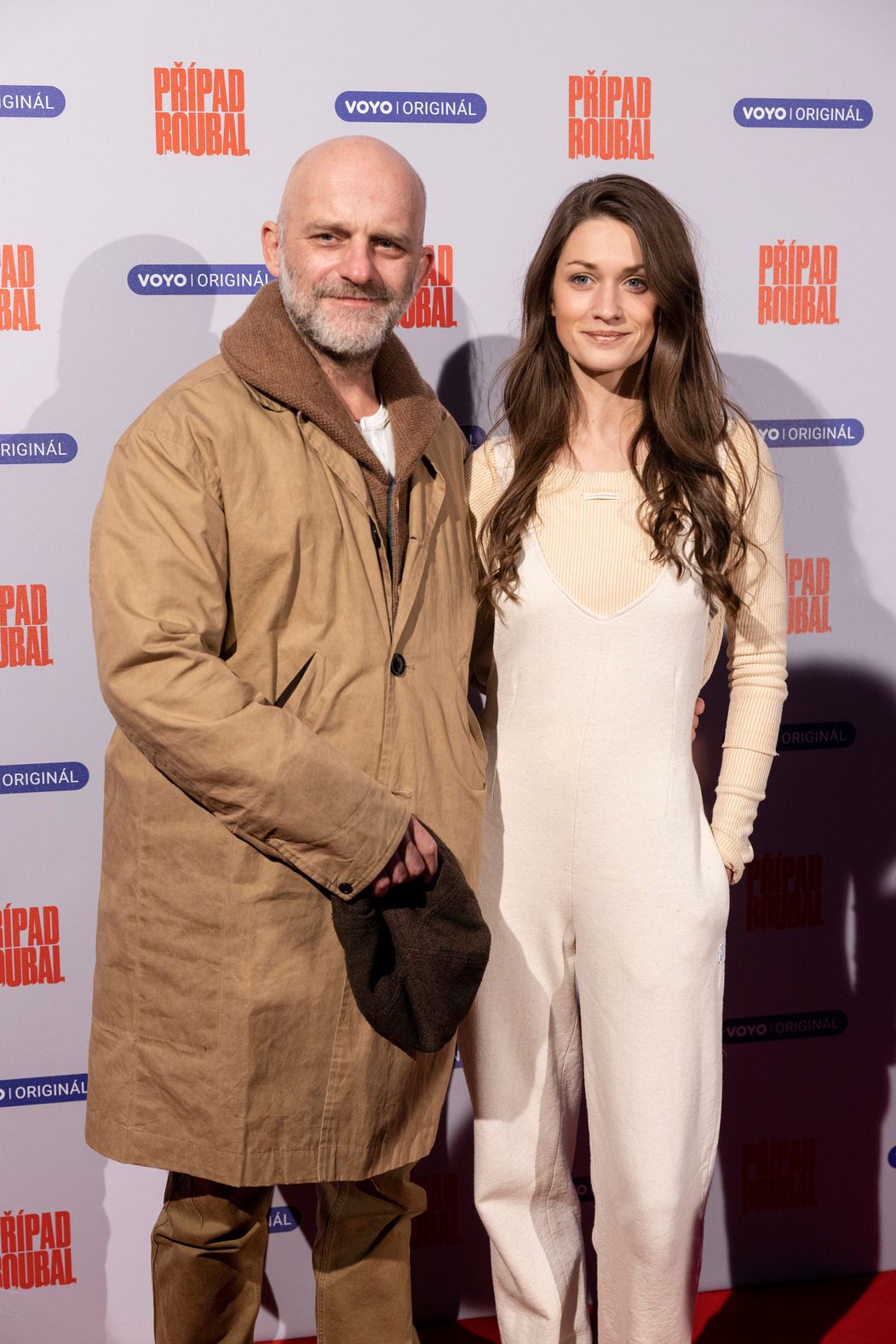 Hynek Čermák a jeho manželka Veronika Čermák Macková na premiére minisérie Prípad Roubal