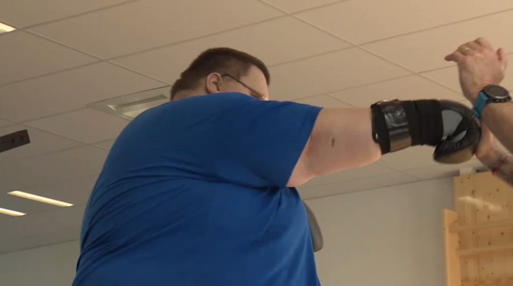 Ján Hodoň na tréningu s Marošom