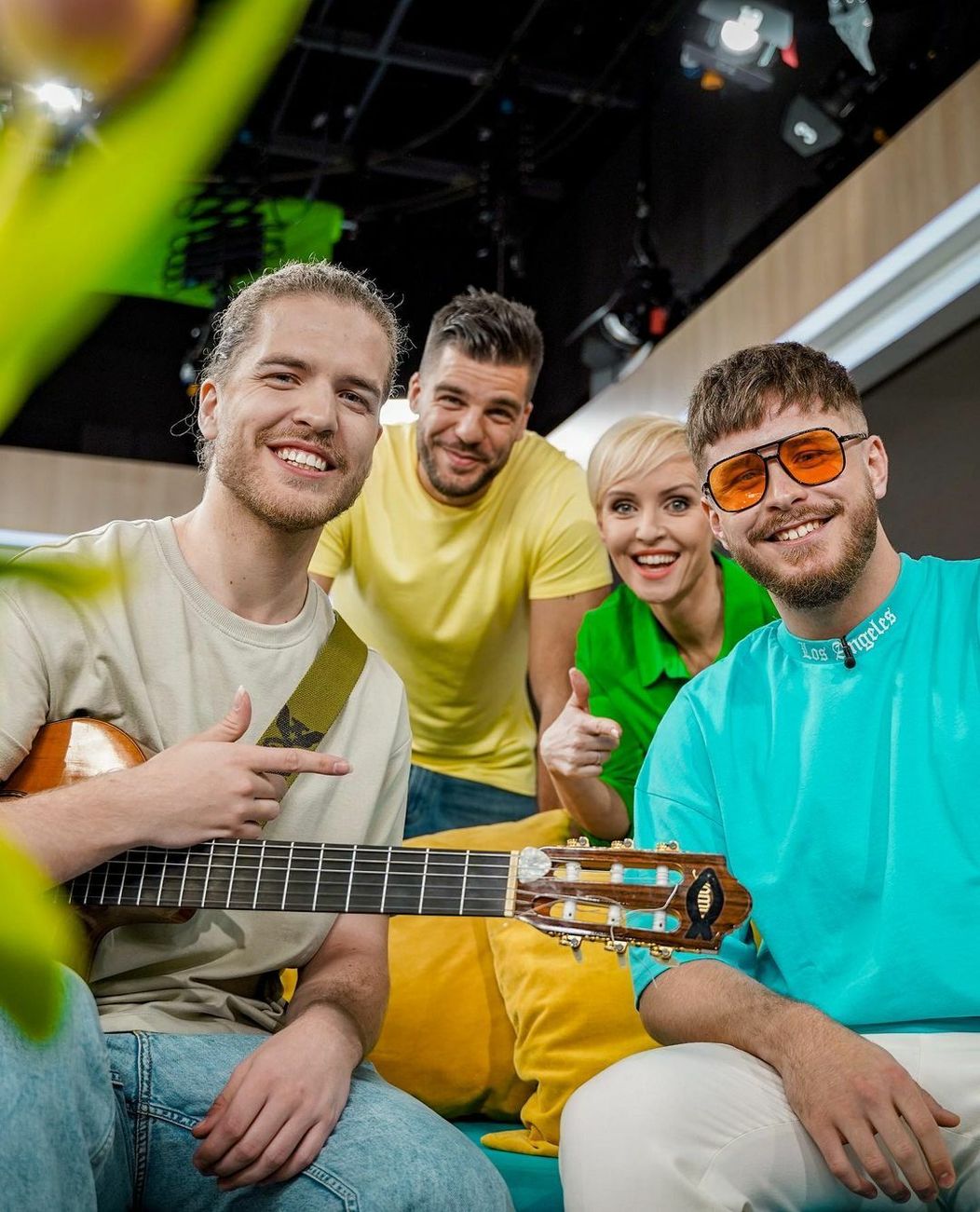 Alan Murín s Kvetkou a Tomášom v Teleráne