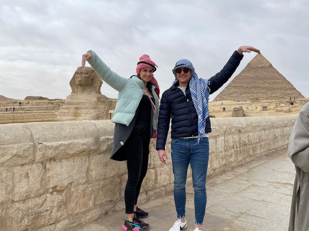 Jana a Martin v Egypte