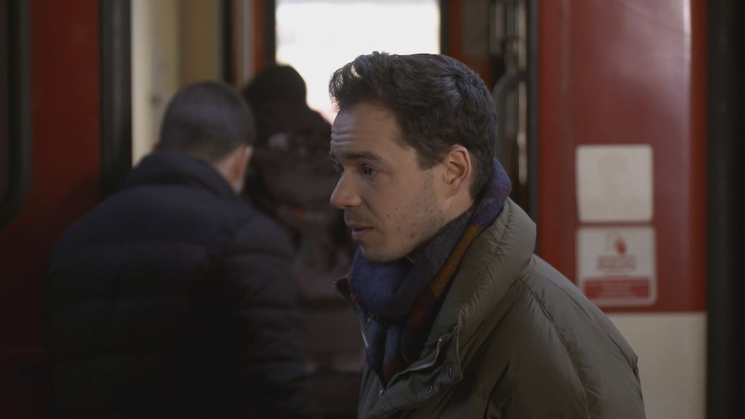 Deti sa prišli s Edom rozlúčiť na stanicu.