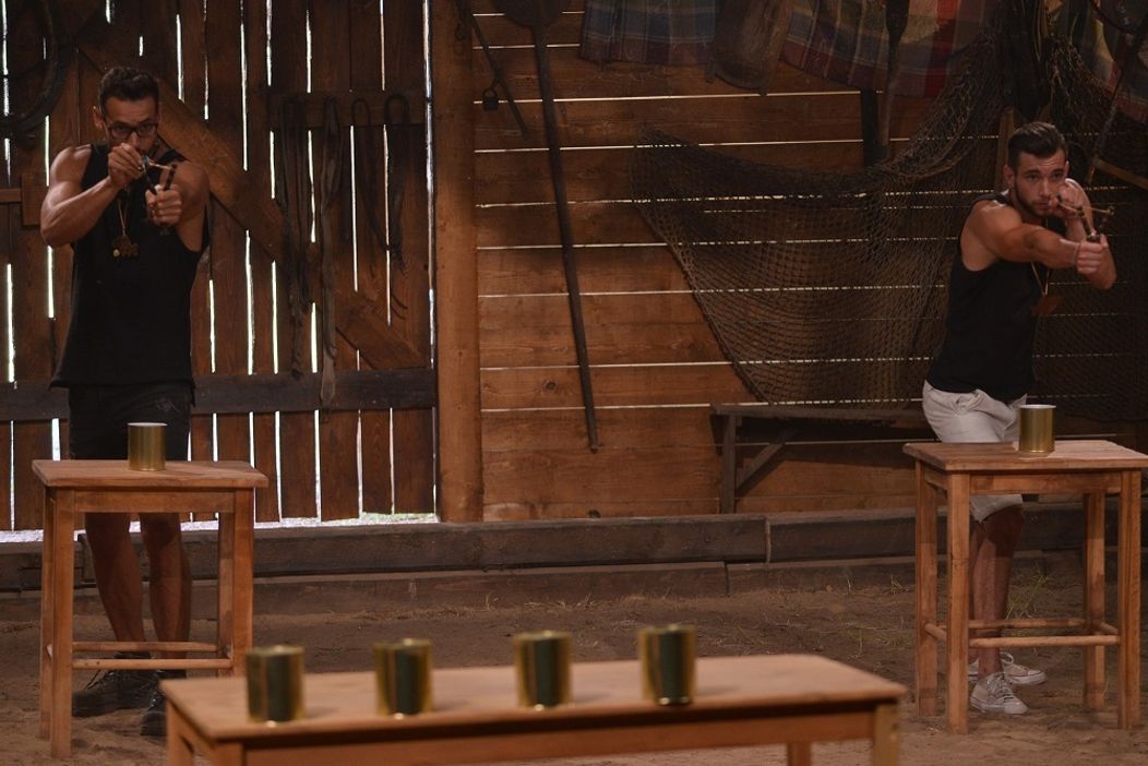 V strieľní prakom bol jednoznačne šikovnejší Mišo