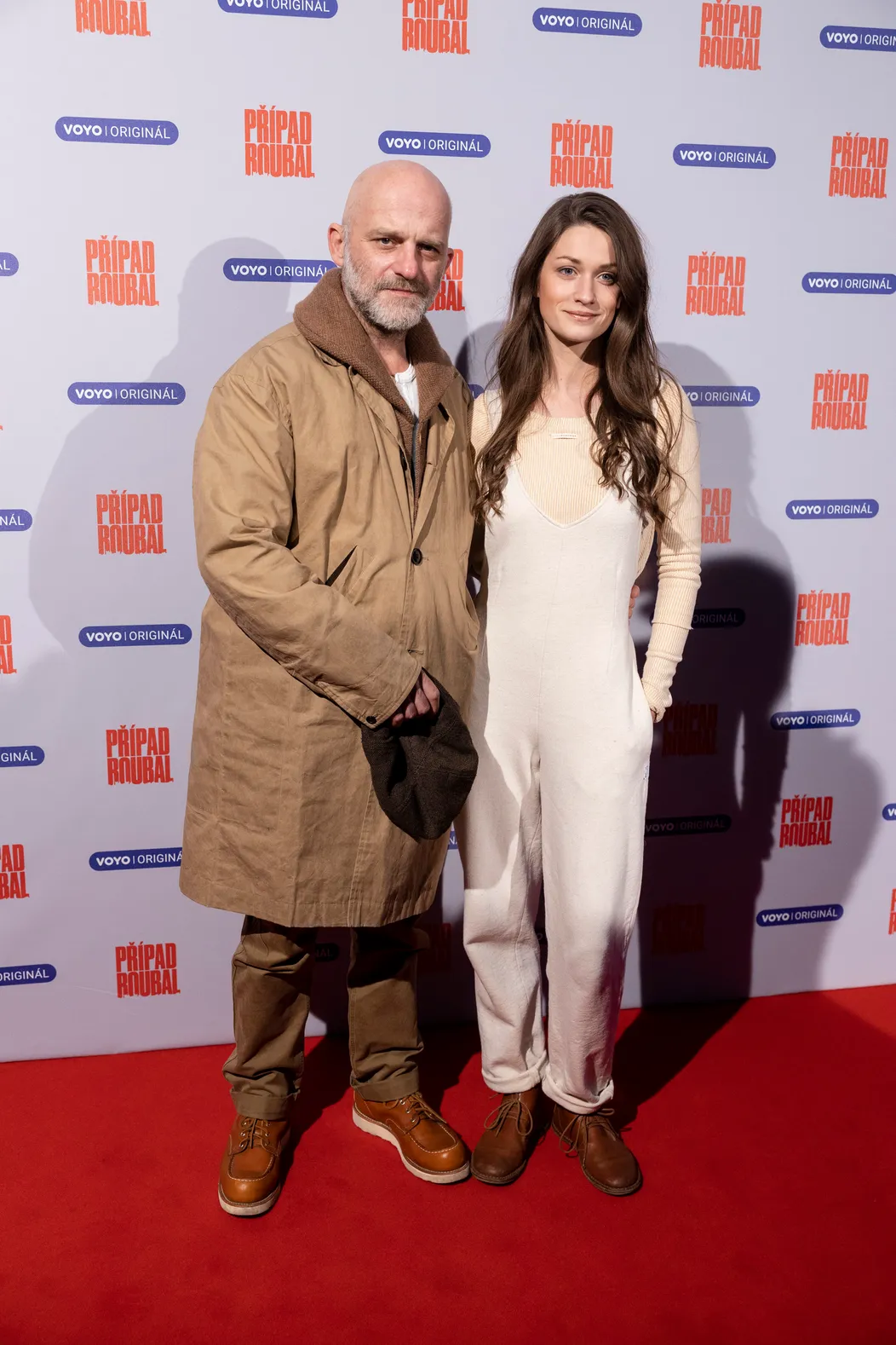 Hynek Čermák a jeho manželka Veronika Čermák Macková na premiére minisérie Prípad Roubal