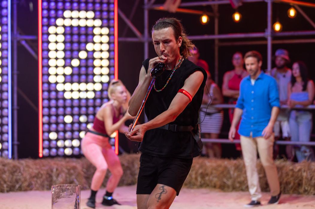 Daniel Kňažík počas nakrúcania Farmy 15