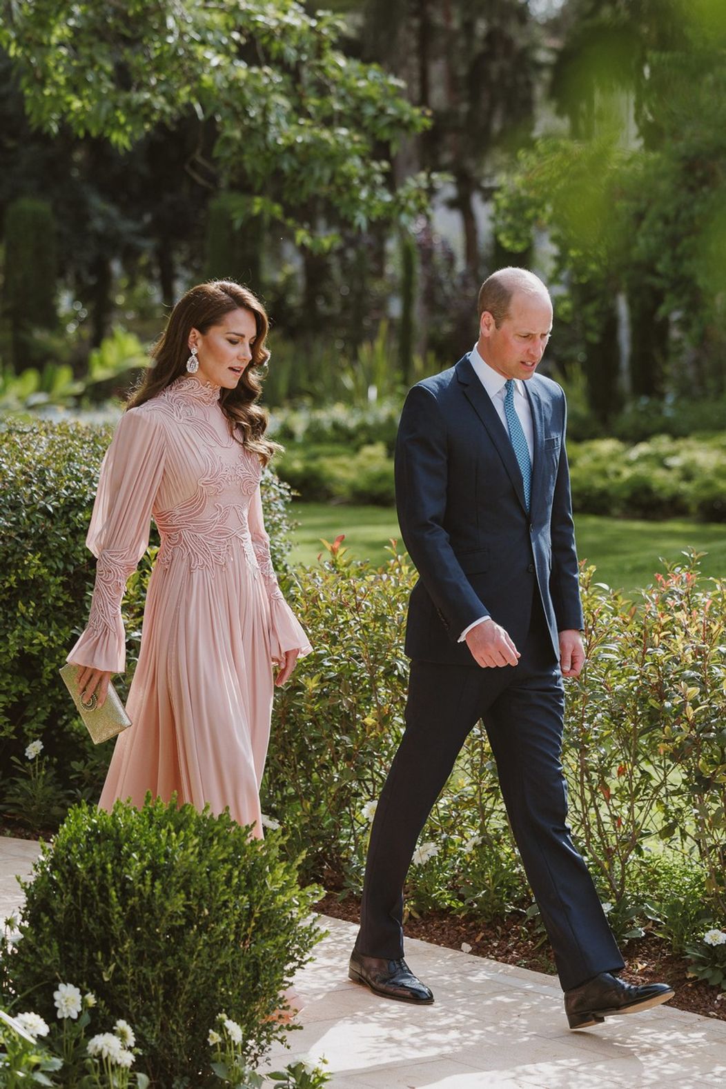 Princ William a princezná Kate na svadbe jordánskeho princa
