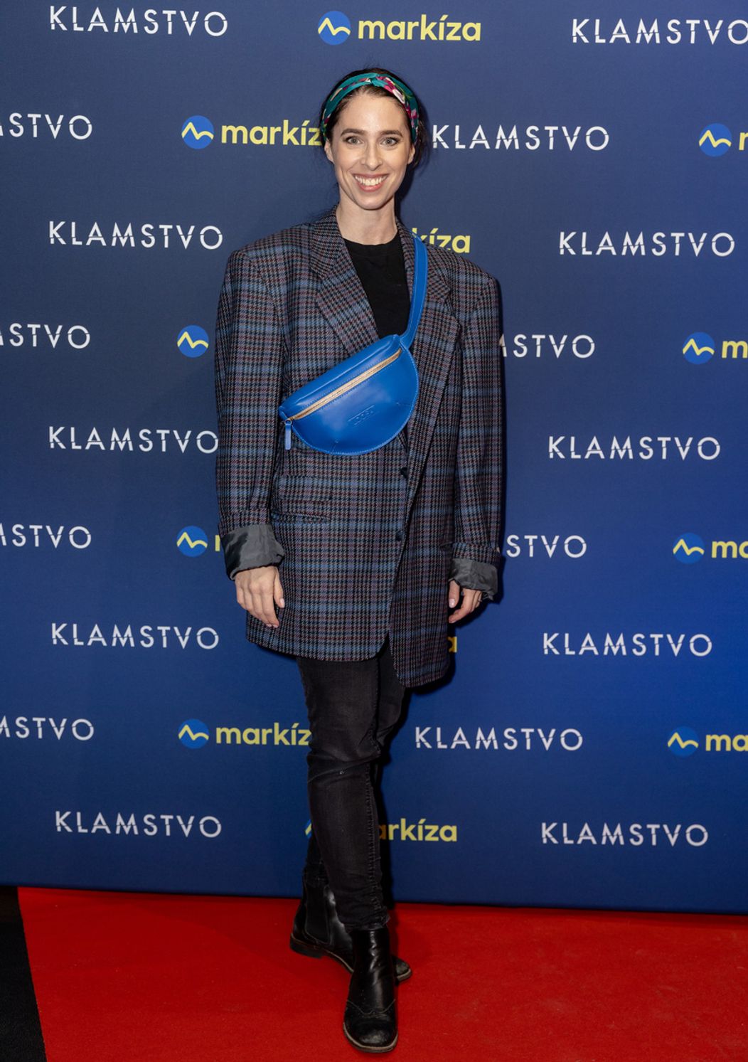 Zuzana Porubjaková na premiére seriálu Klamstvo