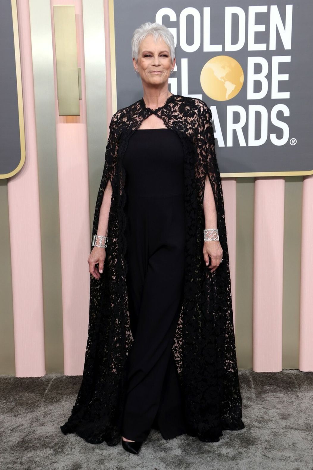 Jamie Lee Curtis na 80. ročníku Zlatých glóbusoch