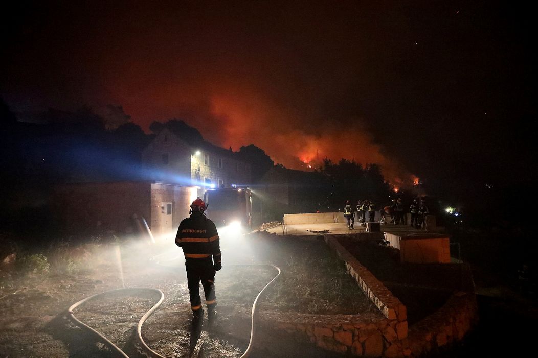 Kolega Jakub Uríček nám opísal situáciu v Chorvátsku, ktoré trápia požiare