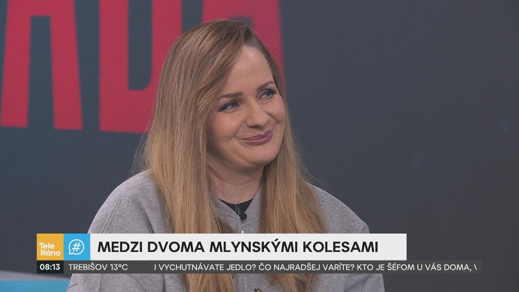 Zuzka Kubovčíková Šebová v Teleráne.