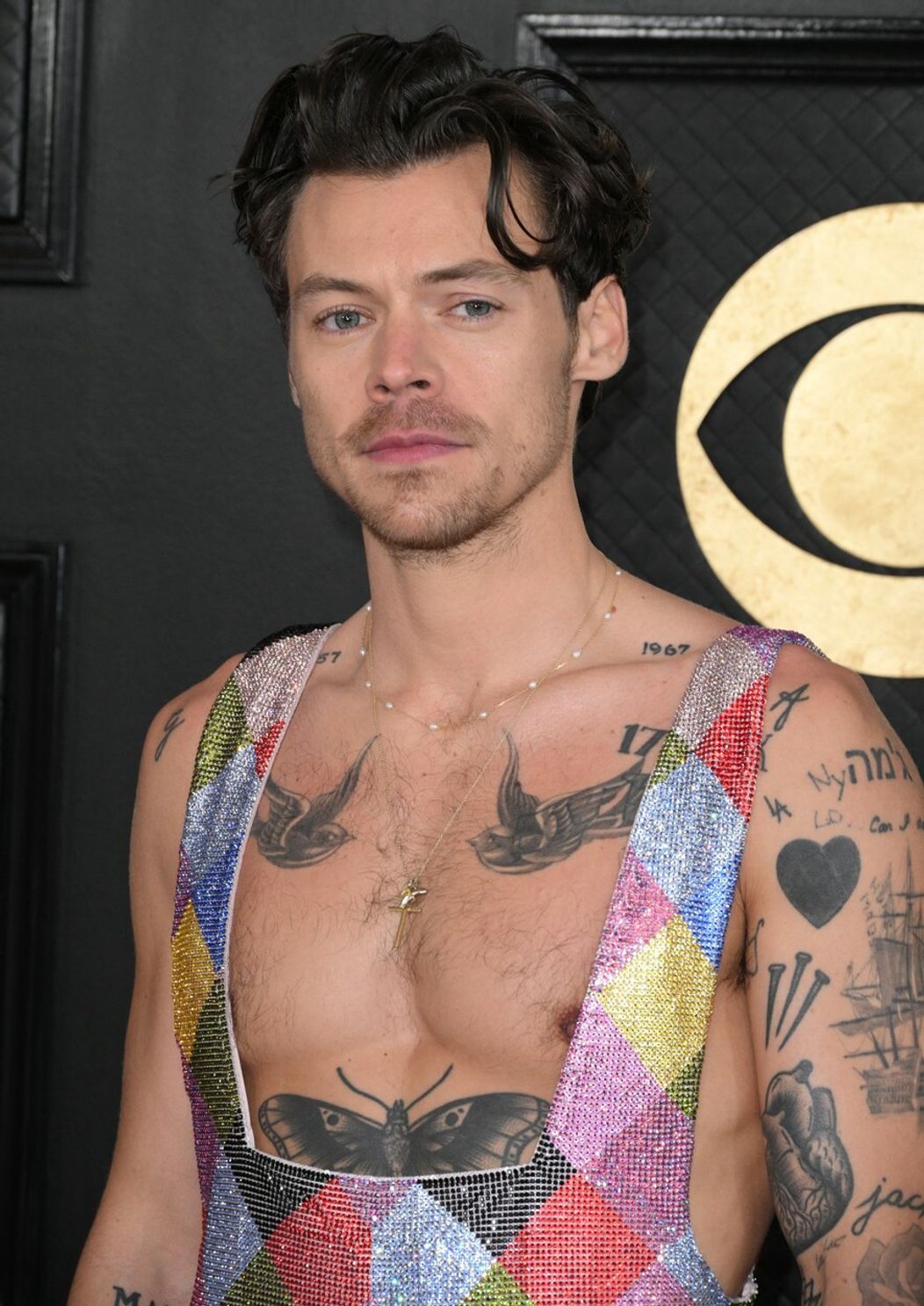 Harry Styles na 65. ročníku odovzdávania hudobných cien Grammy