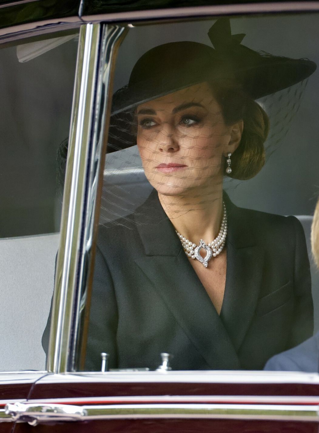 Princezná z Walesu na pohrebe