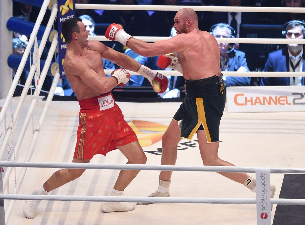 Zo súboja o šampióna ťažkej váhy Tyson Fury vs. Vladimir Kličko.