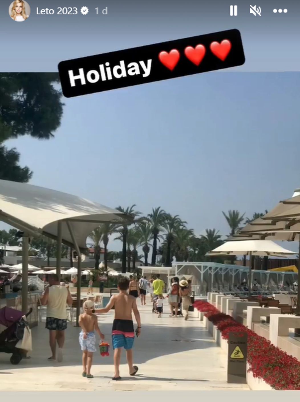 Zlatica Švajdová Puškárová na dovolenke
