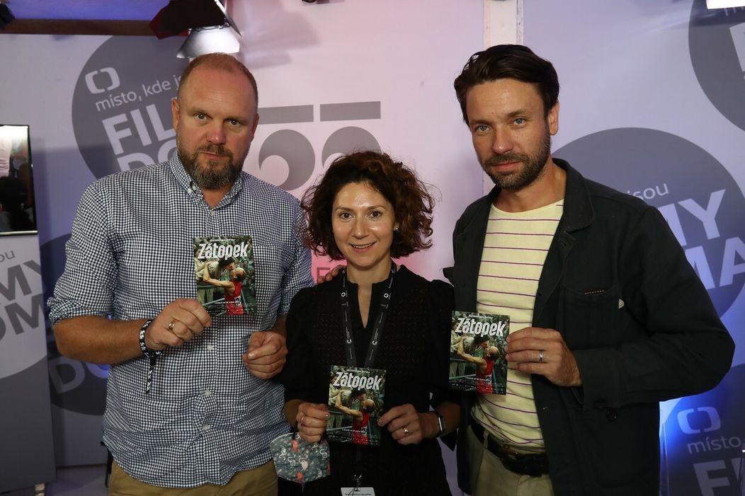 Martha Issová a David Ondříček na festivale v Karlových Varoch