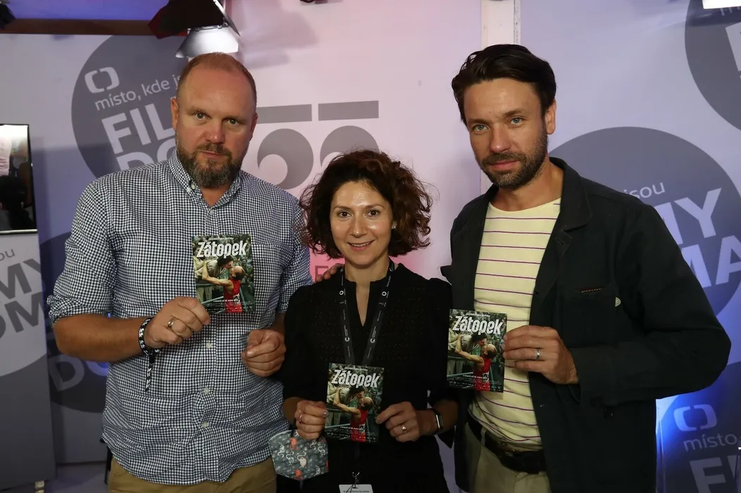 Martha Issová a David Ondříček na festivale v Karlových Varoch