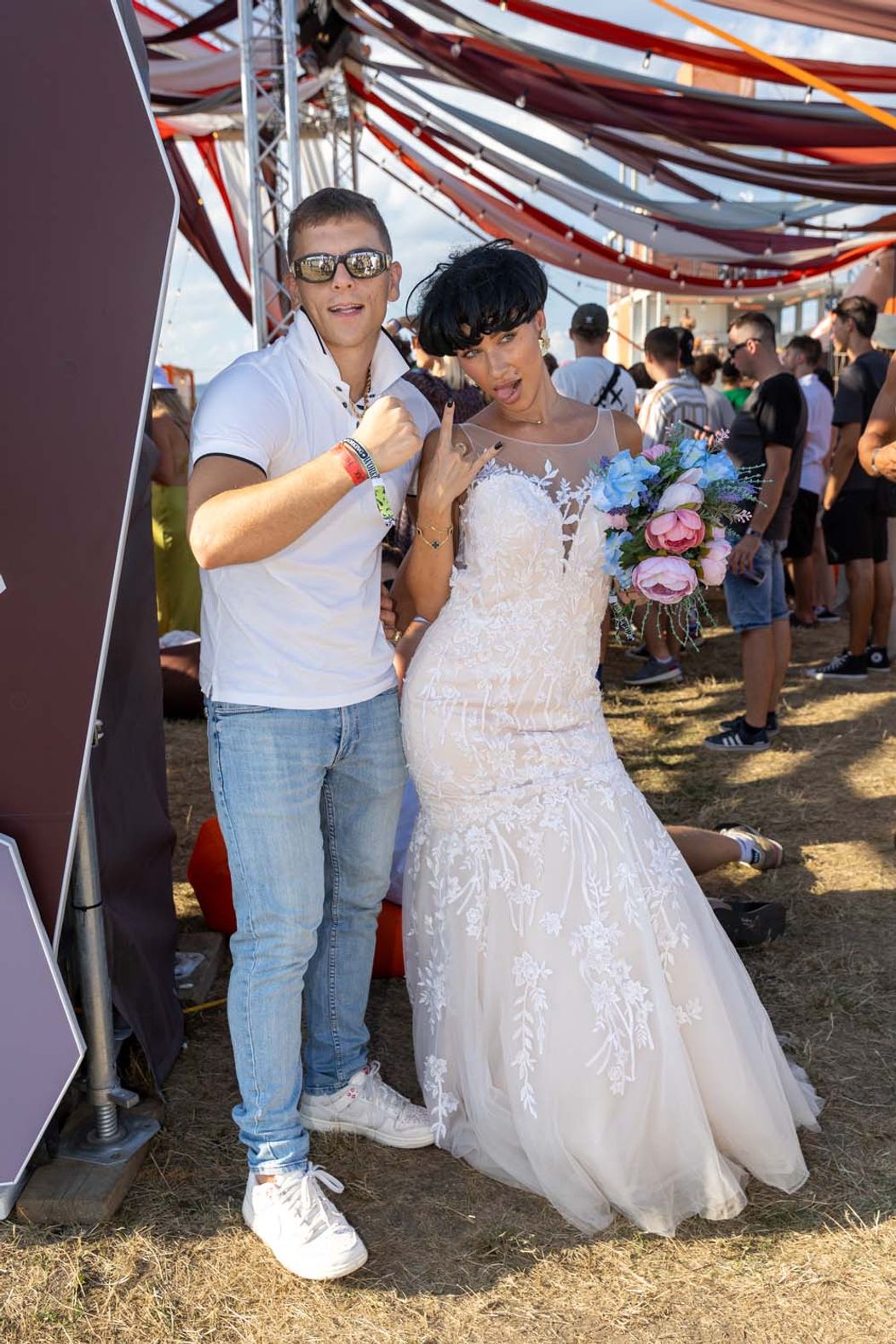 Jovinečko a Bianka pred oltárom