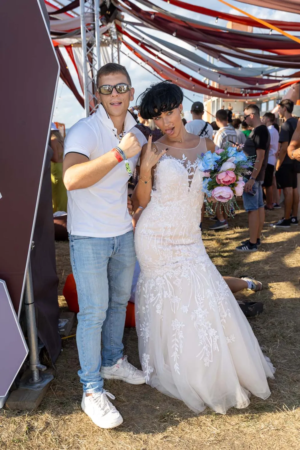 Jovinečko a Bianka pred oltárom