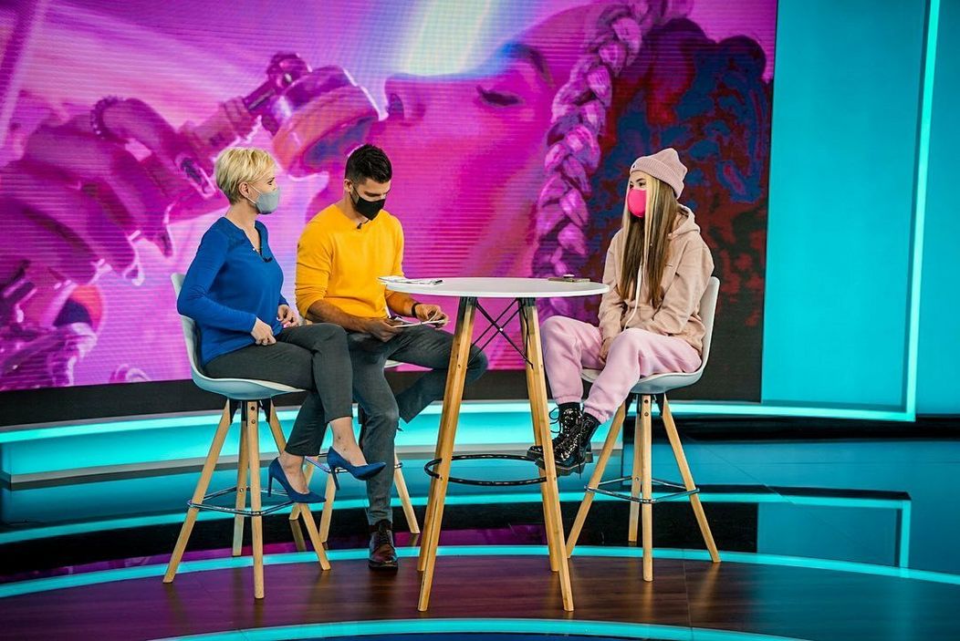 Ronie v Teleráne s Kvetkou a Tomášom