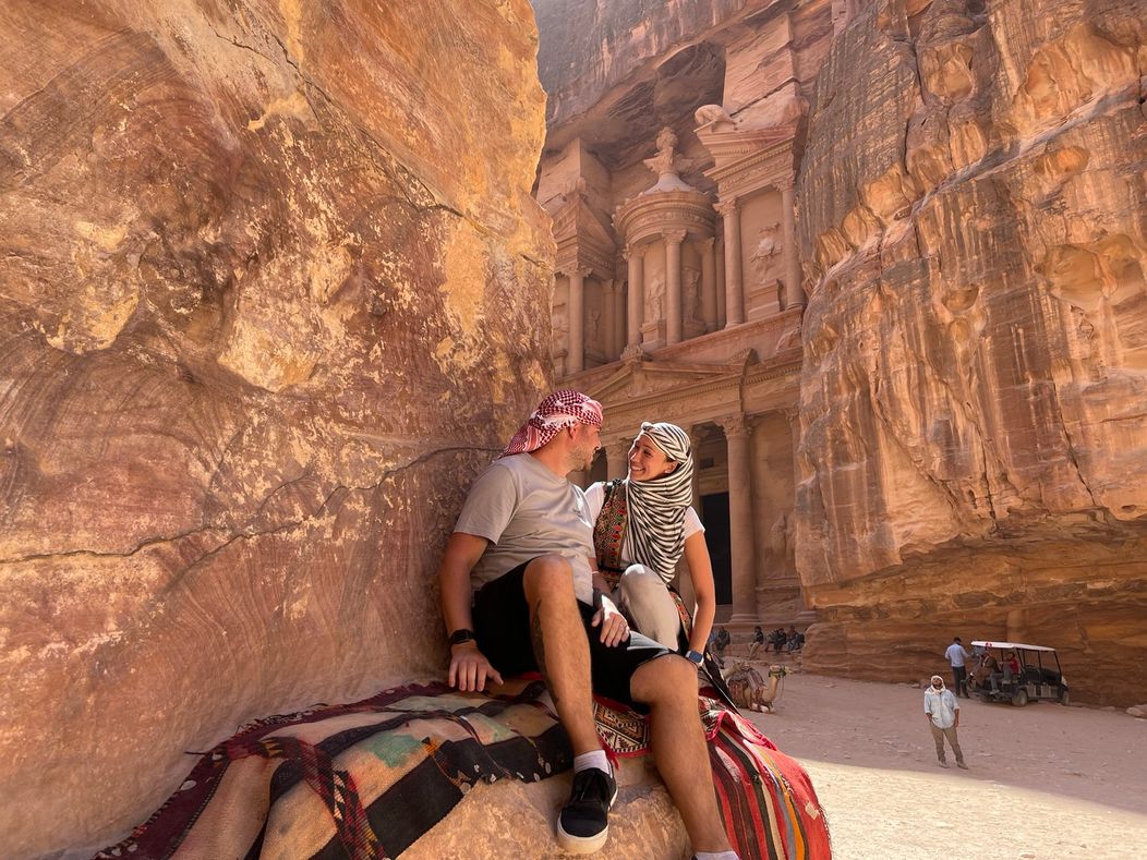 Mirka a Matej v Jordánsku
