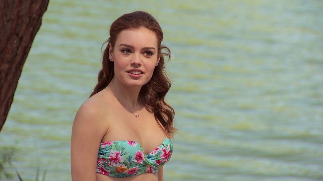 Mária Bartalos v plavkách v Kukučke