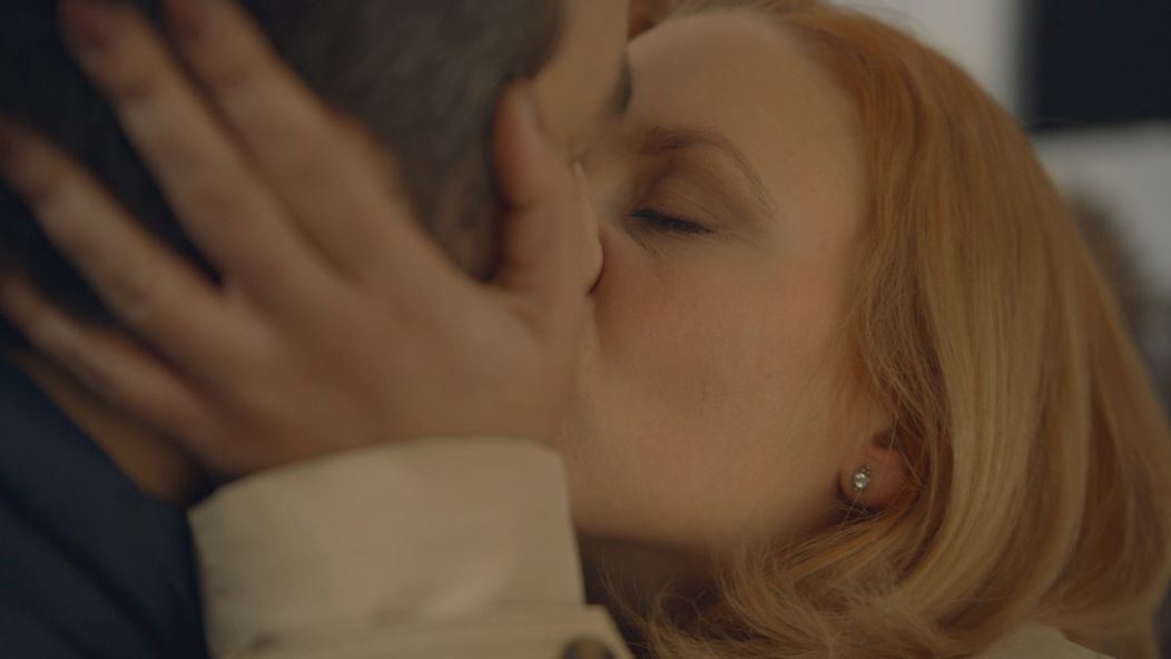 Vášnivý bozk Beáty a Eda