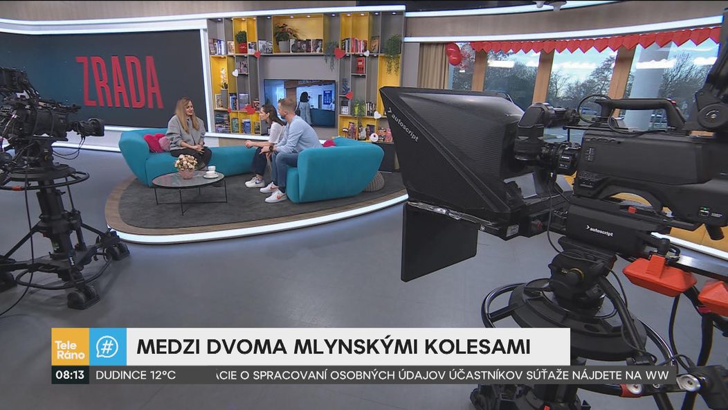 Zuzka Kubovčíková Šebová v Teleráne.