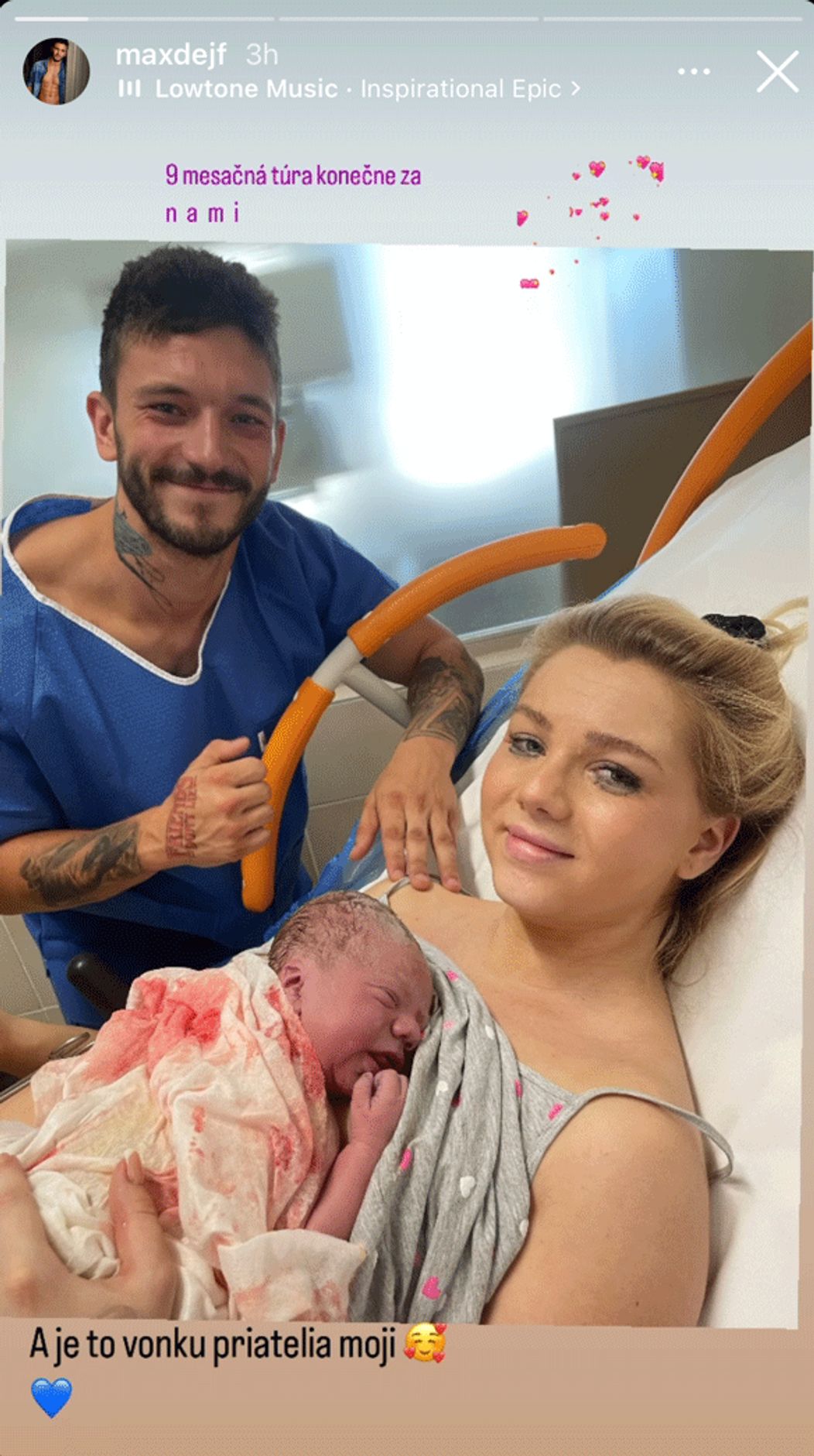 David Horák sa stal otcom