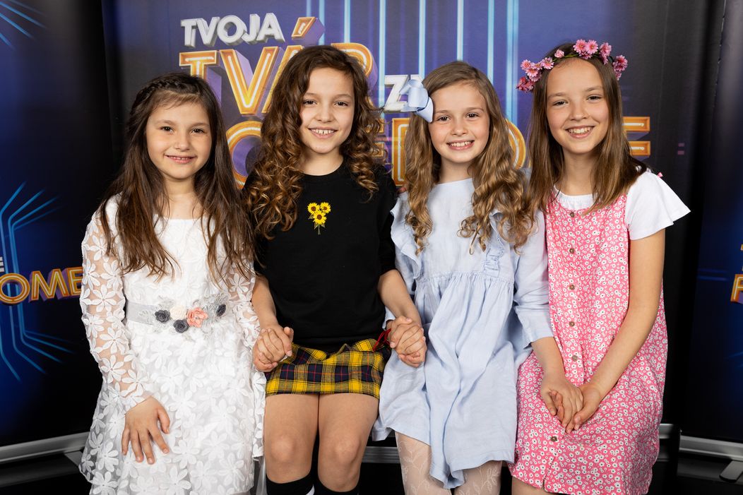 Emka Kandráčová, Izabelka Gavorníková, Zoe Kachútová a Katka Čačíková