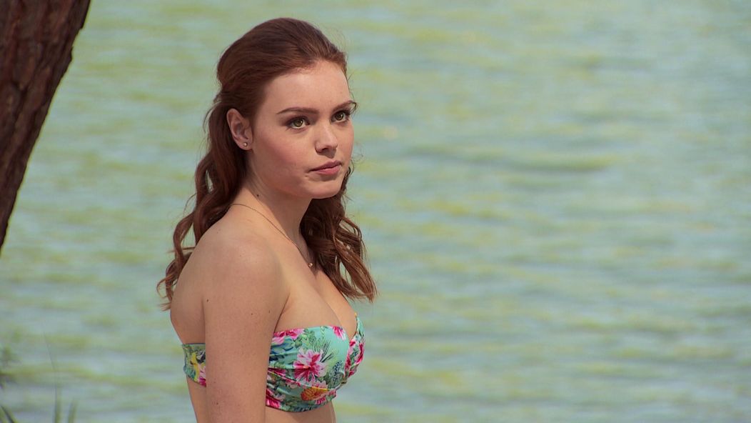 Mária Bartalos v plavkách v Kukučke