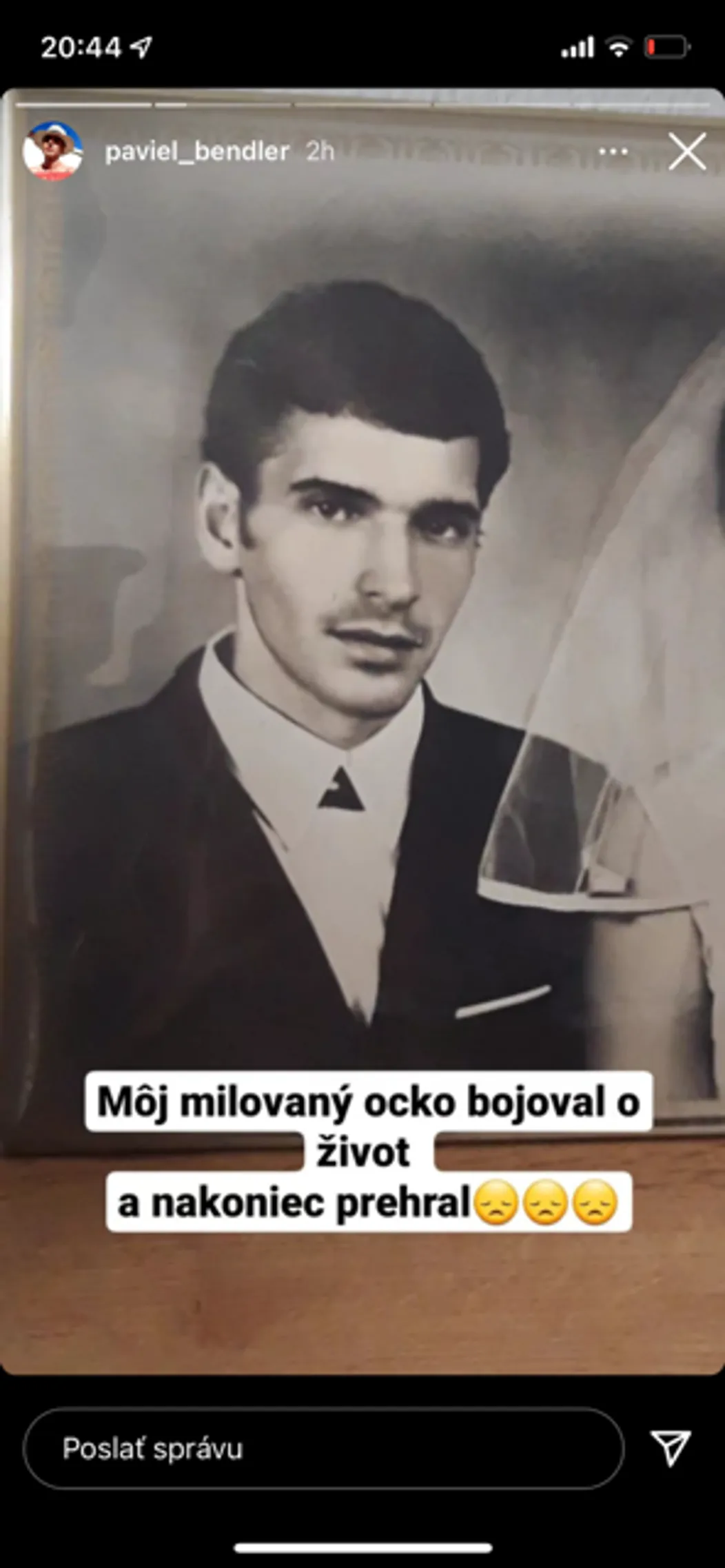Paviel prišiel o milovaného otca