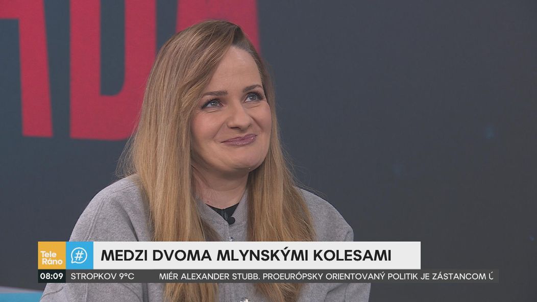 Zuzka Kubovčíková Šebová v Teleráne.