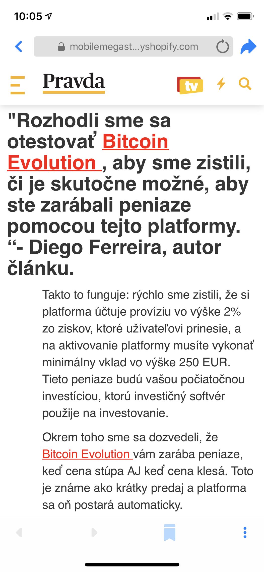 Nepravdivý článok