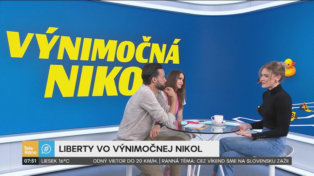 Liberty Blake Simon v Teleráne.