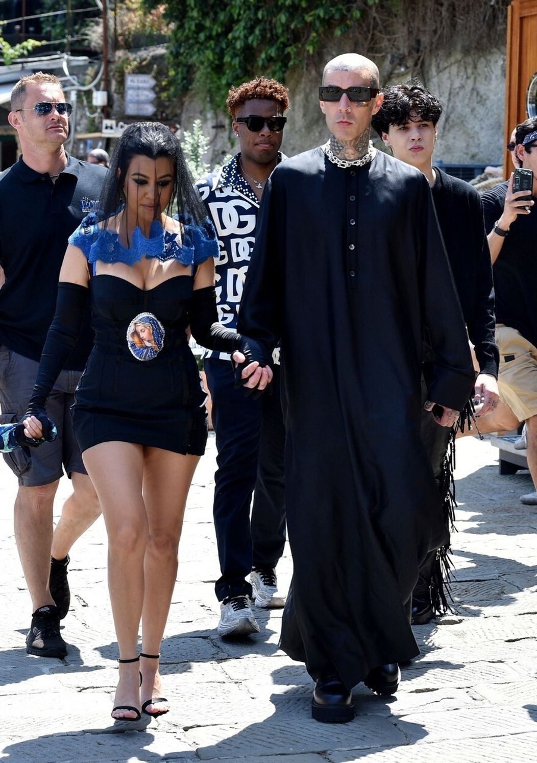 Kourtney s manželom Travisom Bakerom