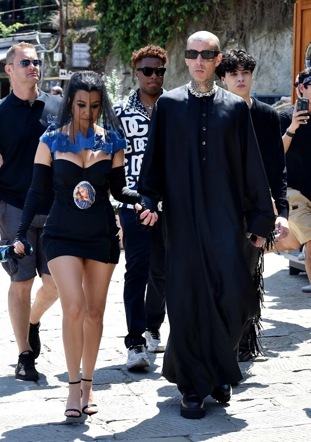 Kourtney s manželom Travisom Bakerom