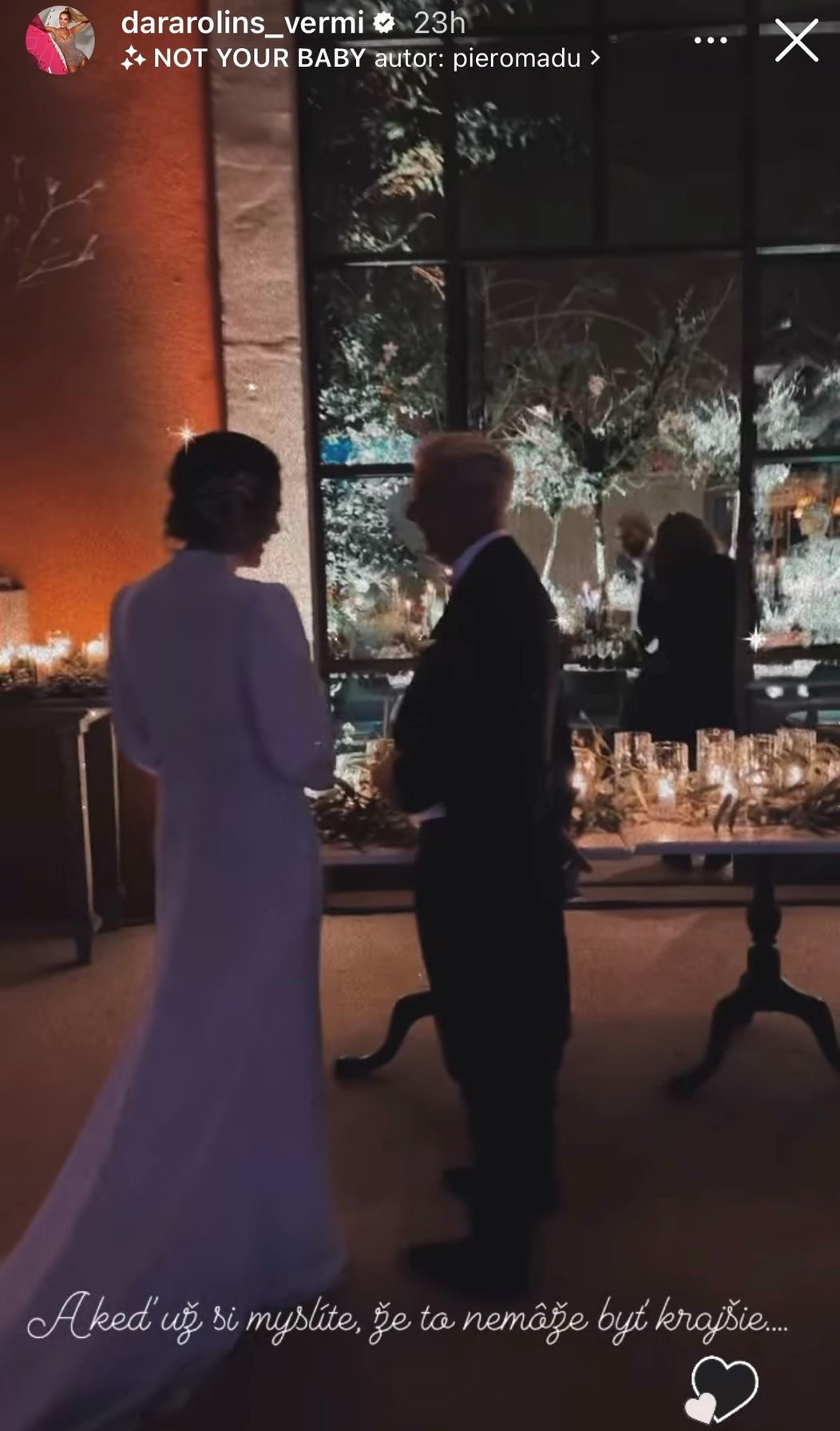 Dara Rolins ozdobou na luxusnej talianskej svadbe