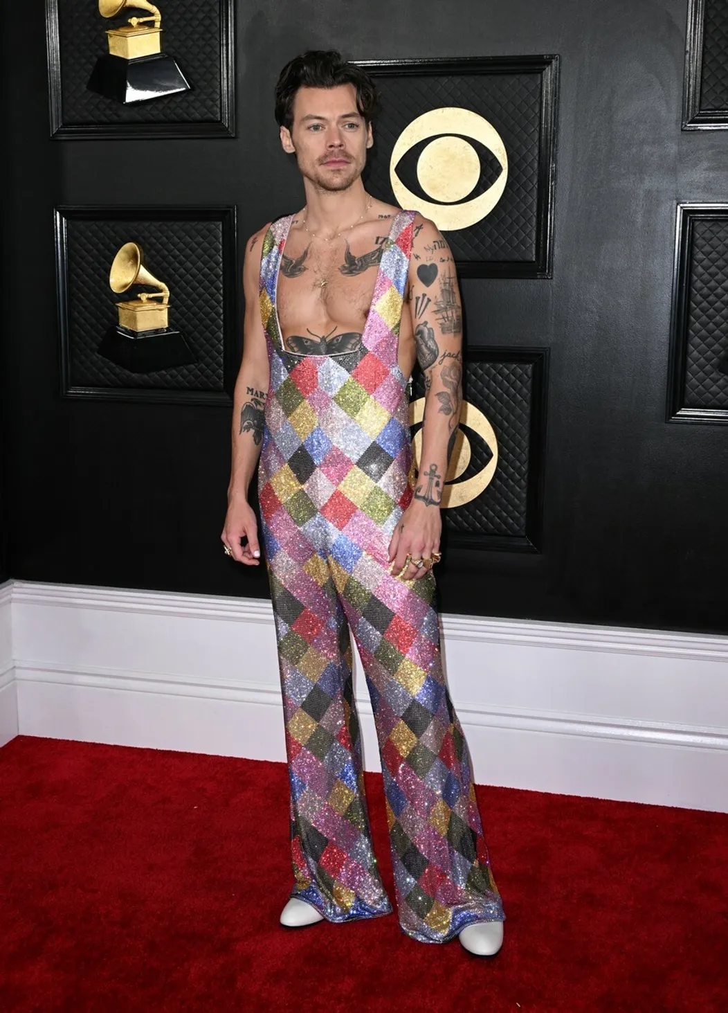 Harry Styles na 65. ročníku odovzdávania hudobných cien Grammy