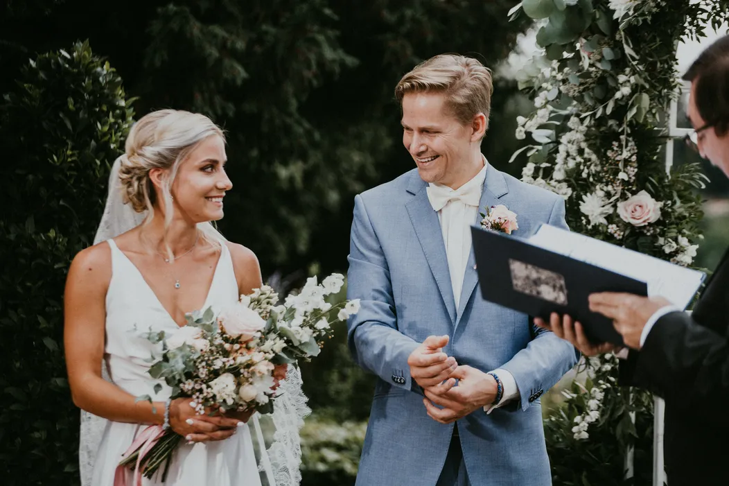 Natália a František na svadbe