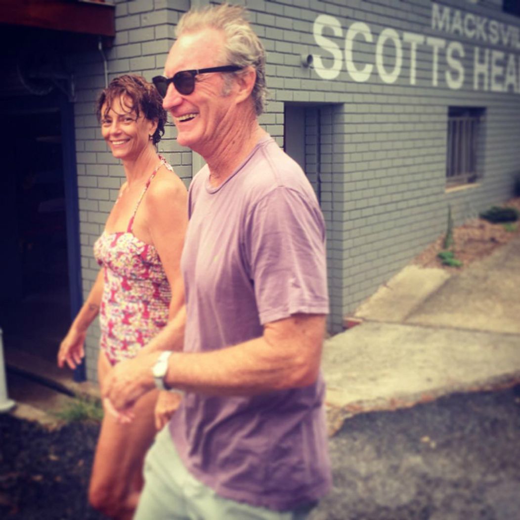 Rachel Ward s manželom Bryanom Brownom (foto: Instagram)