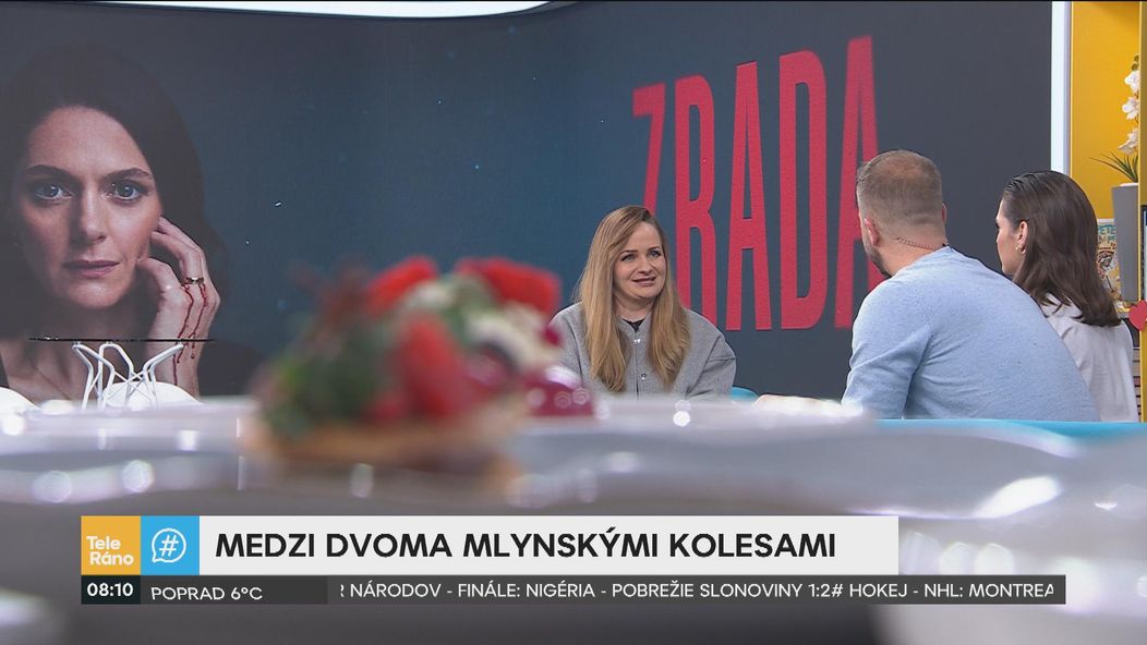 Zuzka Kubovčíková Šebová v Teleráne.