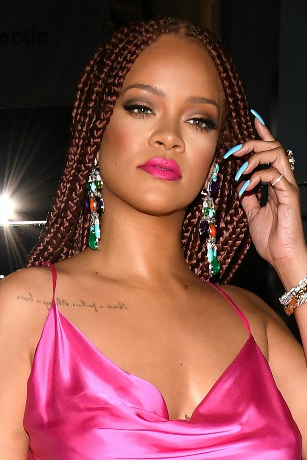 Rihanna s novým afrom. 