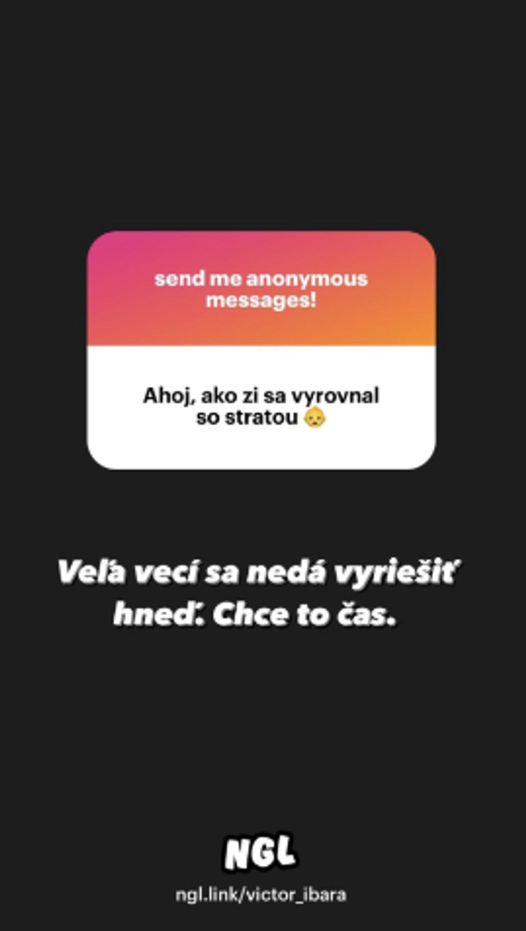 Victor Ibara prehovoril o súkromí