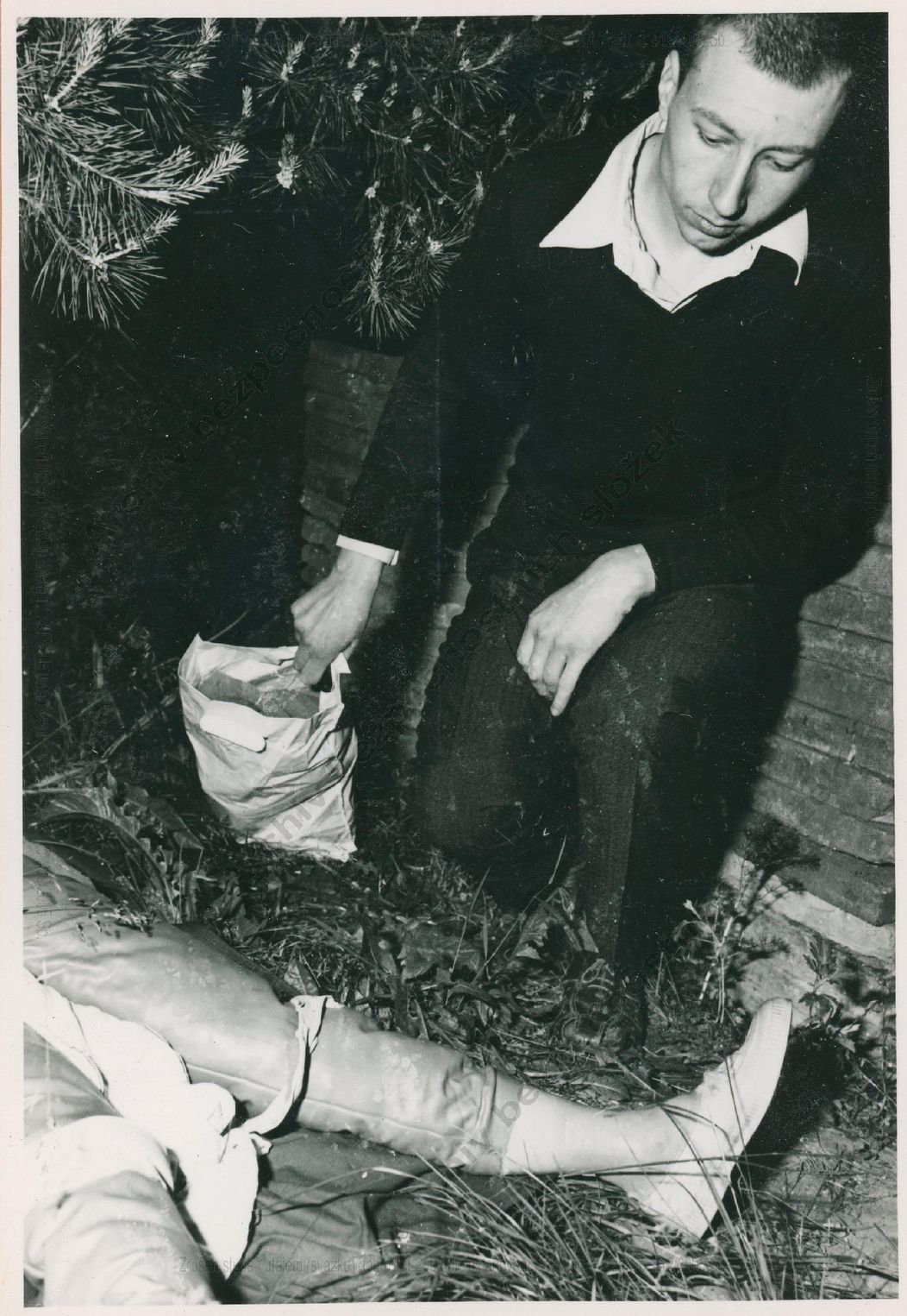 Zábery z reálnej rekonštrukcie vraždy v Brne, ktorá sa uskutočnila 29. 5. 1982