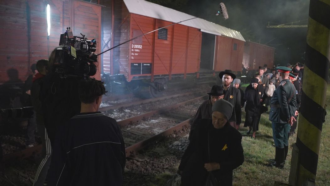 Zákulisie natáčania transportu Židov