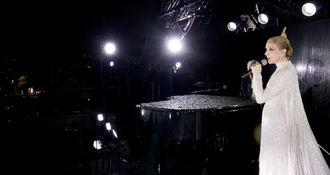 Vystúpenie Celine Dion na otváracom ceremoniáli LOH 2024