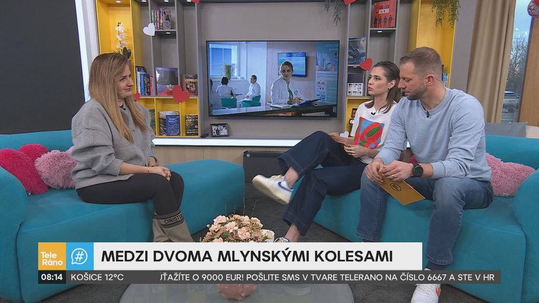 Zuzka Kubovčíková Šebová v Teleráne.