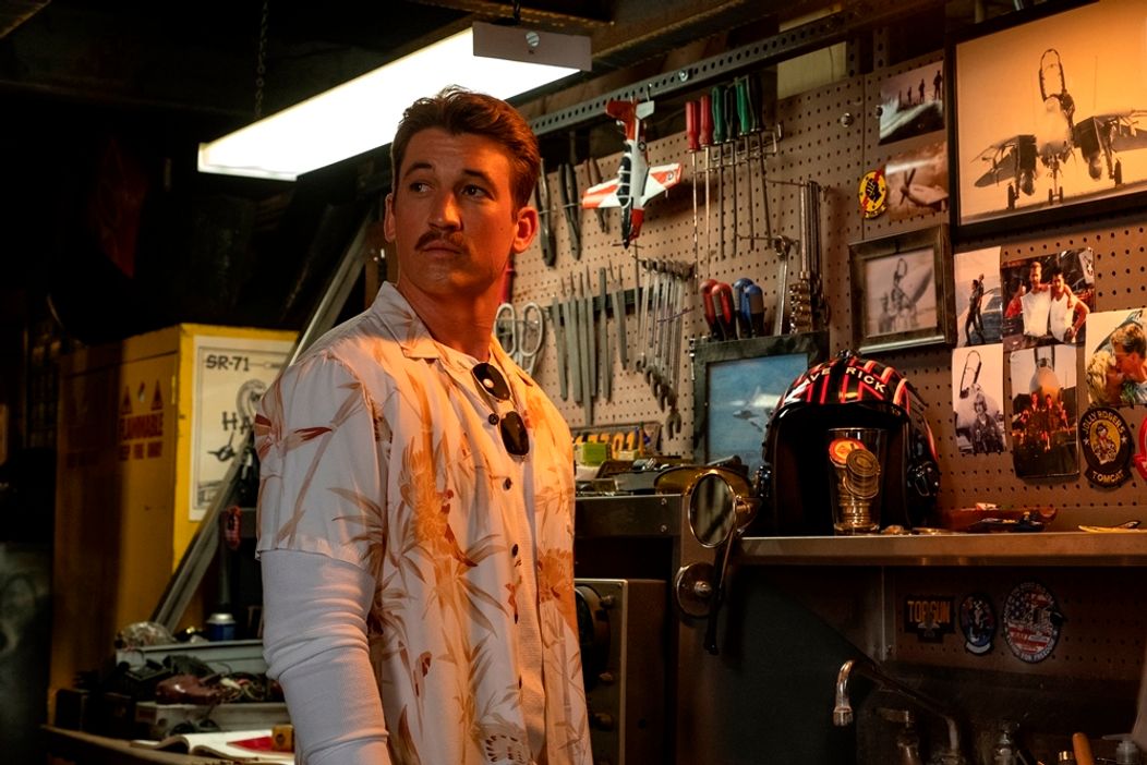 Miles Teller vo filme Top Gun: Maverick