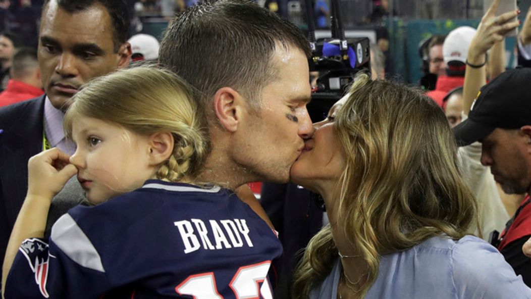 Tom Brady a jeho manželka Gisele Bundchen.